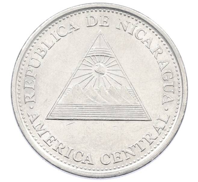 Монета 1 кордоба 2002 года Никарагуа (Артикул: K12-74518) — Фото №2
