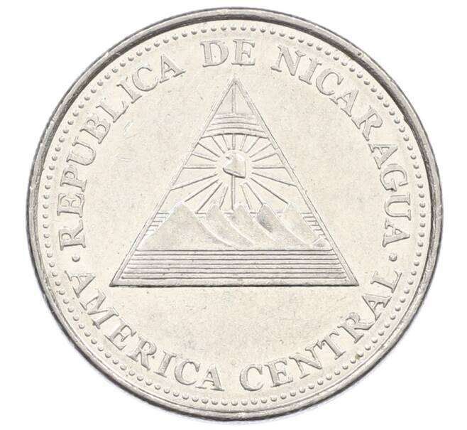 Монета 1 кордоба 2002 года Никарагуа (Артикул: K12-74519) — Фото №2