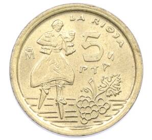 5 песет 1996 года Испания «Риоха» — Фото №1