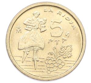 5 песет 1996 года Испания «Риоха» — Фото №1