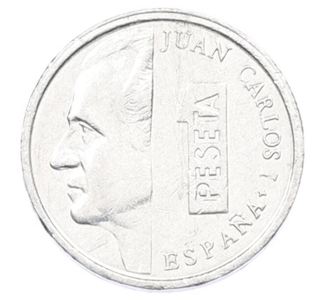 Монета 1 песета 1991 года Испания (Артикул: K12-74392) — Фото №1