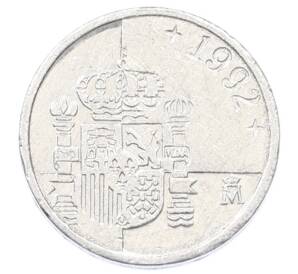 1 песета 1992 года Испания — Фото №2