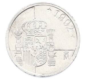 1 песета 1992 года Испания — Фото №2