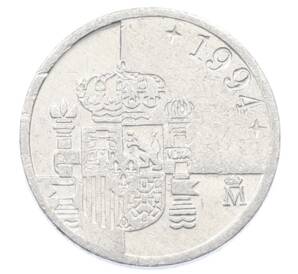 1 песета 1994 года Испания — Фото №2