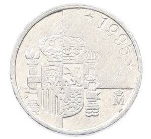 1 песета 1995 года Испания — Фото №2