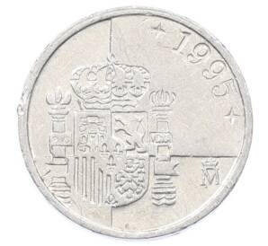 1 песета 1995 года Испания — Фото №2