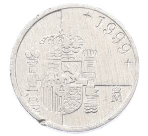 1 песета 1999 года Испания — Фото №2