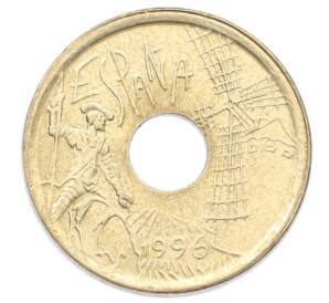 25 песет 1996 года Испания «Кастилия — Ла-Манча» — Фото №2