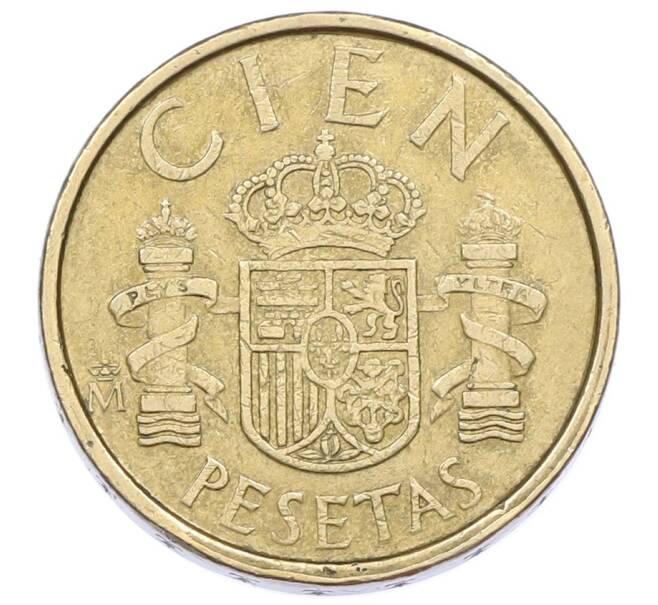 Монета 100 песет 1989 года Испания (Артикул: K12-74503) — Фото №2