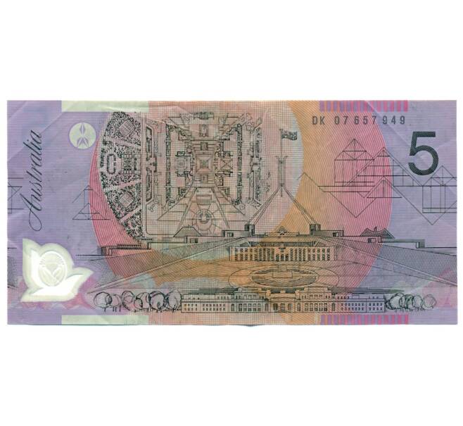 Банкнота 5 долларов 2007 года Австралия (Артикул: T11-31417) — Фото №2