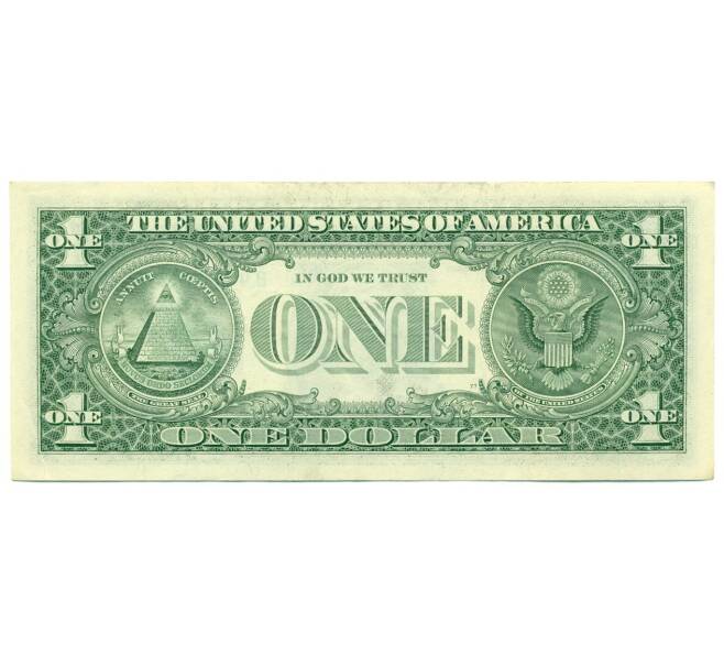 Банкнота 1 доллар 2006 года США (Артикул: T11-31429) — Фото №2
