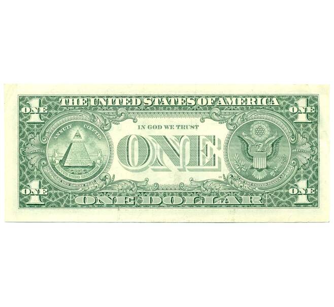 Банкнота 1 доллар 2003 года США (Артикул: T11-31430) — Фото №2