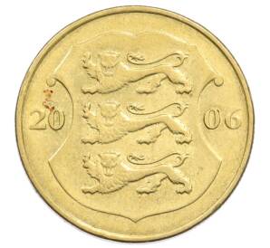 1 крона 2006 года Эстония — Фото №1