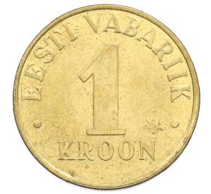 1 крона 2006 года Эстония — Фото №2