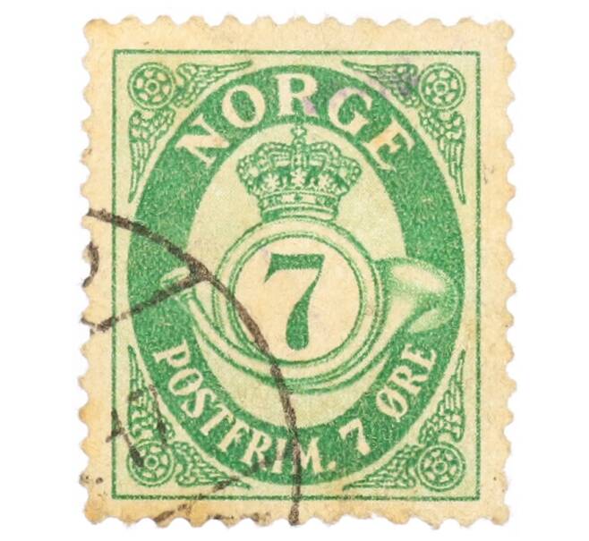 Почтовая марка 7 эре 1937 года Норвегия (Артикул: P2-0931) — Фото №1