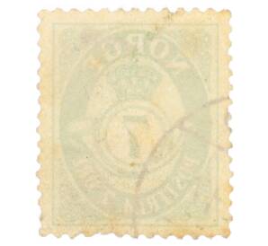 Почтовая марка 7 эре 1937 года Норвегия