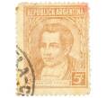 Почтовая марка 5 сентаво 1937 года Аргентина «Мариано Морено» (Артикул: P2-0933) — Фото №1