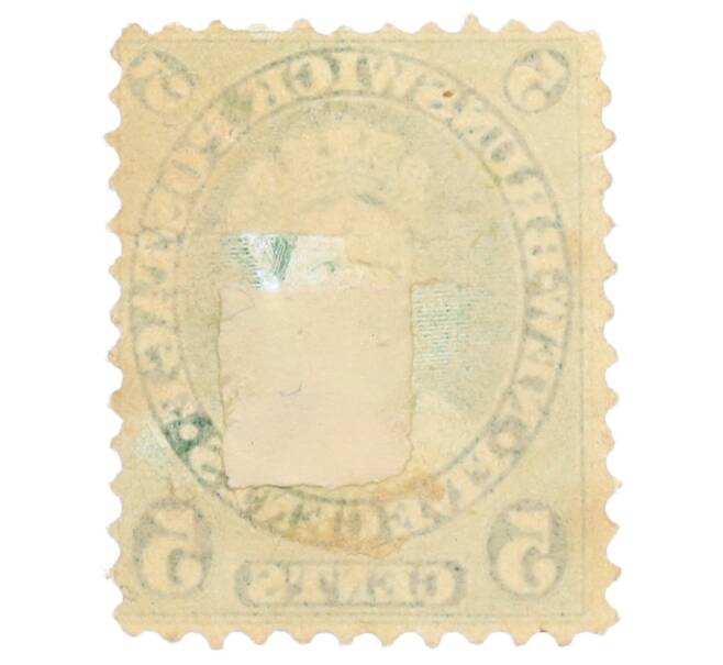 Почтовая марка 5 центов 1860 года Нью-Брансуик «Королева Виктория» (Артикул: P2-0941) — Фото №2