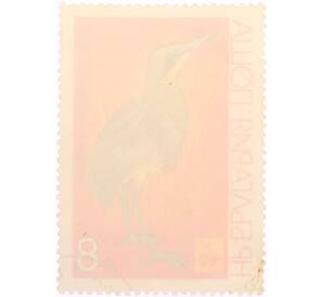 Почтовая марка 8 стотинок 1981 года «ЭКСПО 81 — Большая Выпь»