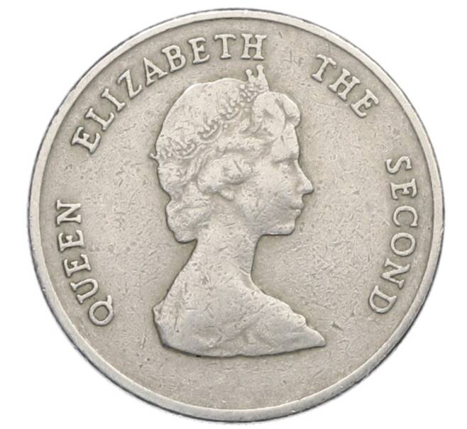 Монета 25 центов 1996 года Восточные Карибы (Артикул: T11-31494) — Фото №2