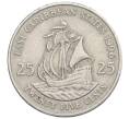 Монета 25 центов 1996 года Восточные Карибы (Артикул: T11-31495) — Фото №1