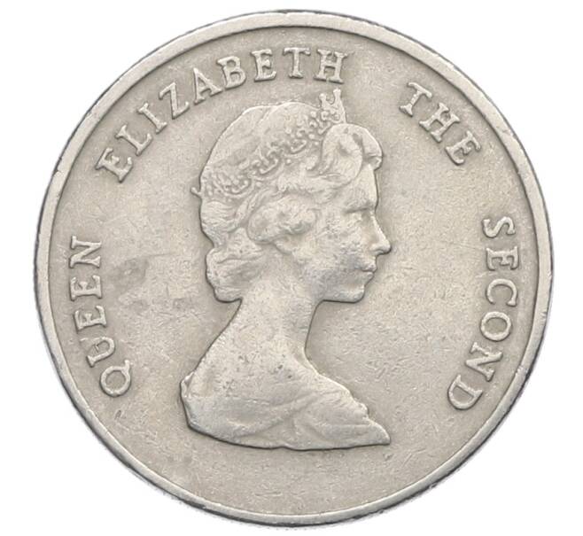 Монета 25 центов 1996 года Восточные Карибы (Артикул: T11-31495) — Фото №2