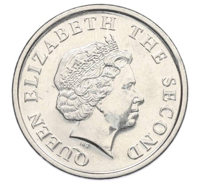 Монета 25 центов 2010 года Восточные Карибы (Артикул: T11-31499) — Фото №2