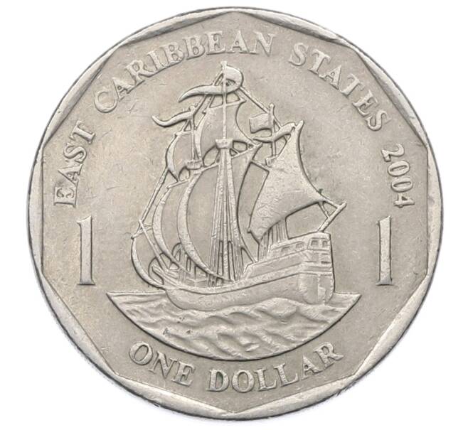 Монета 1 доллар 2004 года Восточные Карибы (Артикул: T11-31501) — Фото №1