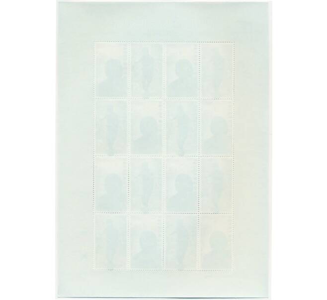 Полный лист марок 2010 года Индонезия «200 лет городу Бандунгу - Статуя Футболиста и Деви Сартика» (Артикул: K10-10404) — Фото №2