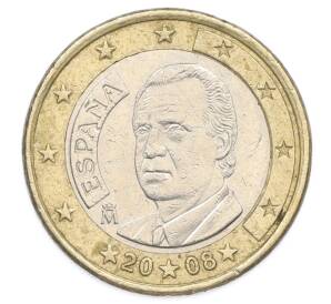 1 евро 2008 года Испания — Фото №1