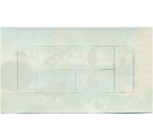 Полная серия марок 2009 года Индонезия «Птицы Индонезии» на листе