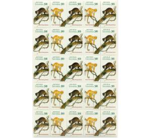 Сцепка из 25 марок 300 рупий 1996 года Индонезия «Кускусы» — Фото №1