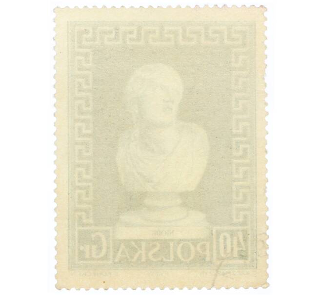 Почтовая марка 40 грошей 1956 года Польша «Скульптура Умирающая Ниоба» (Артикул: P2-1001) — Фото №2