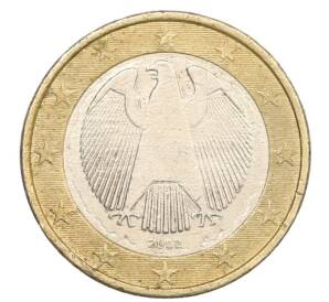 1 евро 2002 года G Германия — Фото №1