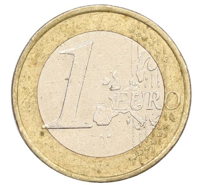 Монета 1 евро 2002 года G Германия (Артикул: K12-74742) — Фото №2