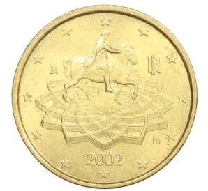 50 евроцентов 2002 года Италия — Фото №1