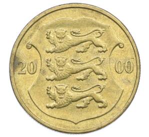 1 крона 2000 года Эстония