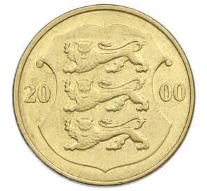 1 крона 2000 года Эстония