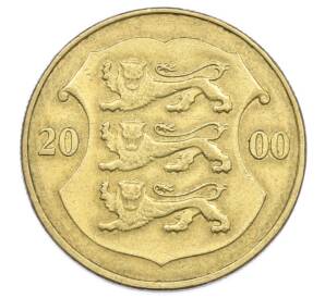 1 крона 2000 года Эстония