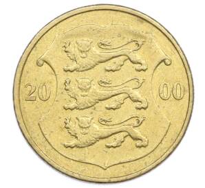 1 крона 2000 года Эстония