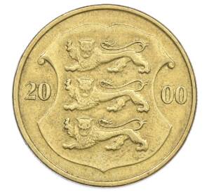 1 крона 2000 года Эстония