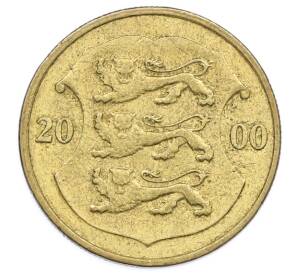 1 крона 2000 года Эстония