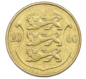 1 крона 2000 года Эстония