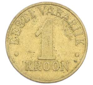 1 крона 2003 года Эстония — Фото №2