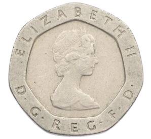 20 пенсов 1982 года Великобритания — Фото №2