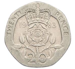 20 пенсов 1983 года Великобритания — Фото №1