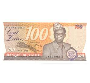 100 заиров 1985 года Заир — Фото №1