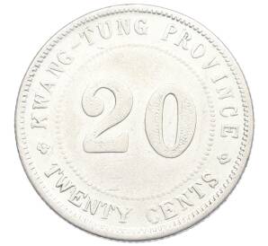 20 центов 1920 года Китай — провинция Квантунг — Фото №1