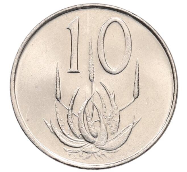 Монета 10 центов 1965 года ЮАР (Артикул: K8-0682) — Фото №1