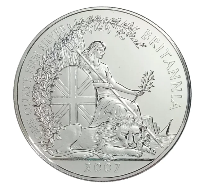 Монета 2 фунта 2007 года Великобритания — «Британия» (Артикул M2-33803)